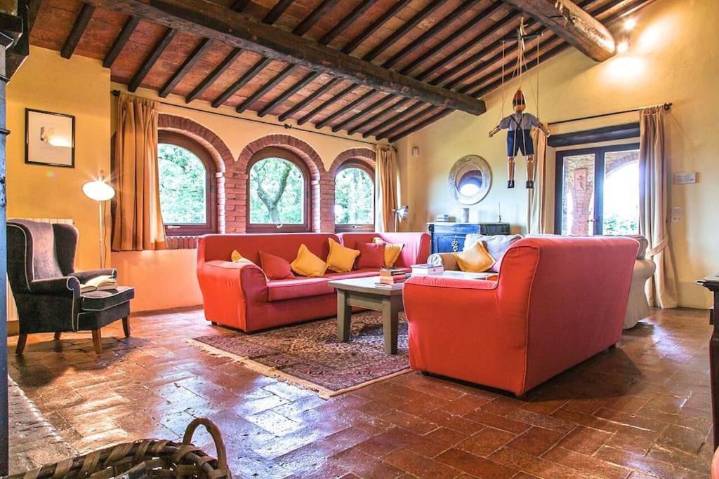 Vila Podere Gli Oppi Toscana Petroio Exteriér fotografie